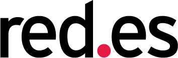 Logotipo de red.es, entidad pública en España que promueve la digitalización y el uso de internet.